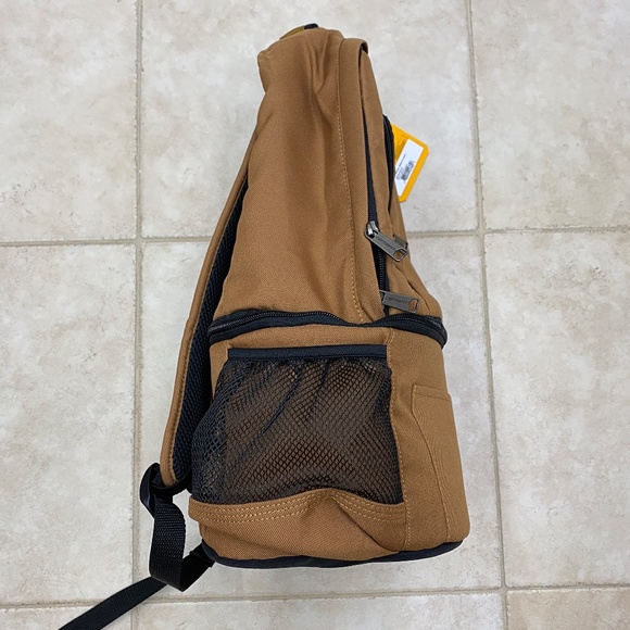 (Sold)Carhartt Unisex Insulated Two Compartment 24-Can Cooler Backpack Brown - Picture 8 of 10